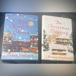 2 Books: Christmas Shoes & Christmas Blessing by Donna VanLiere